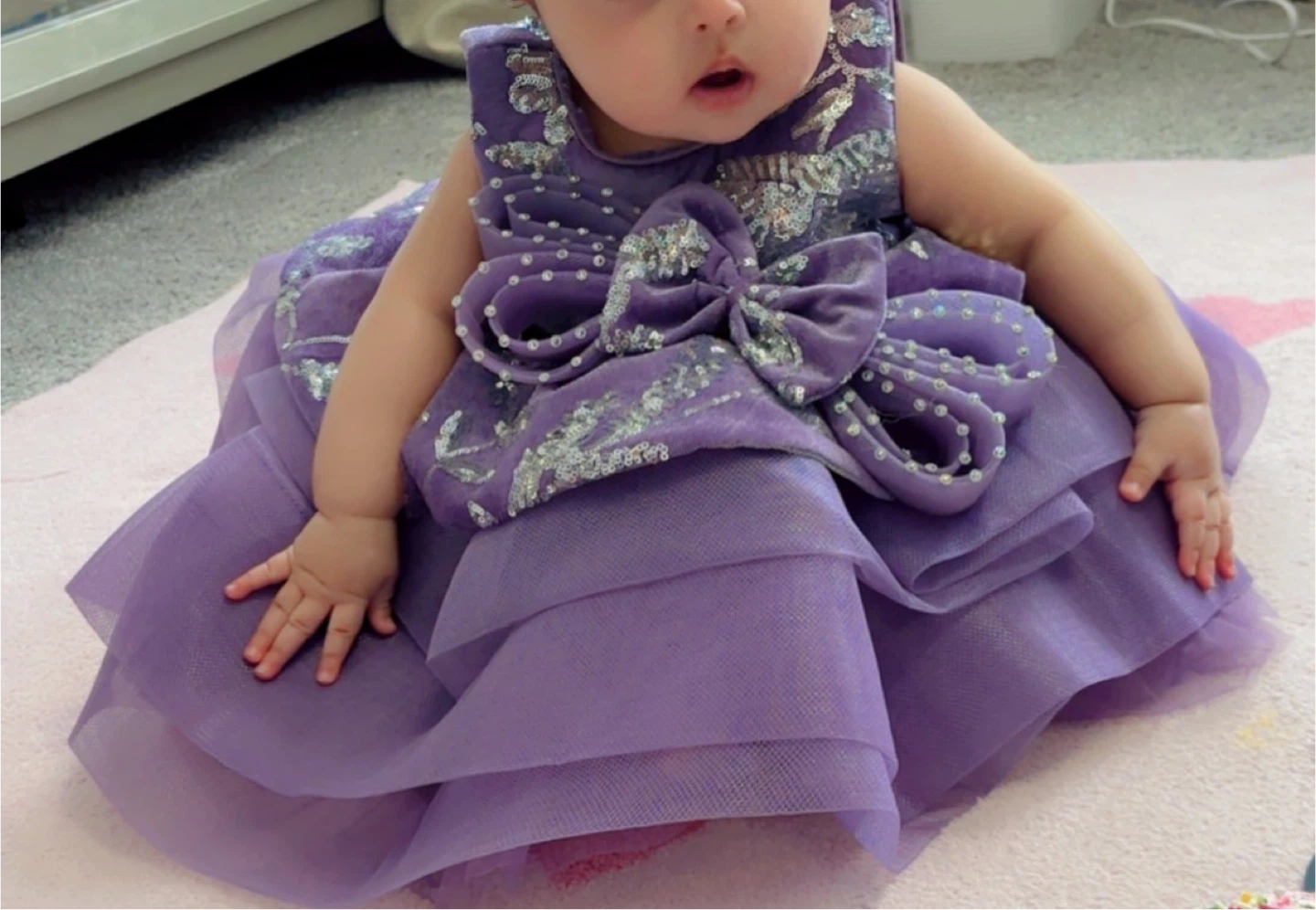 Purple Baby Girl Dress - photo 2