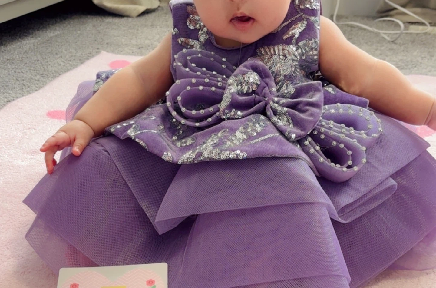 Purple Baby Girl Dress - photo 4