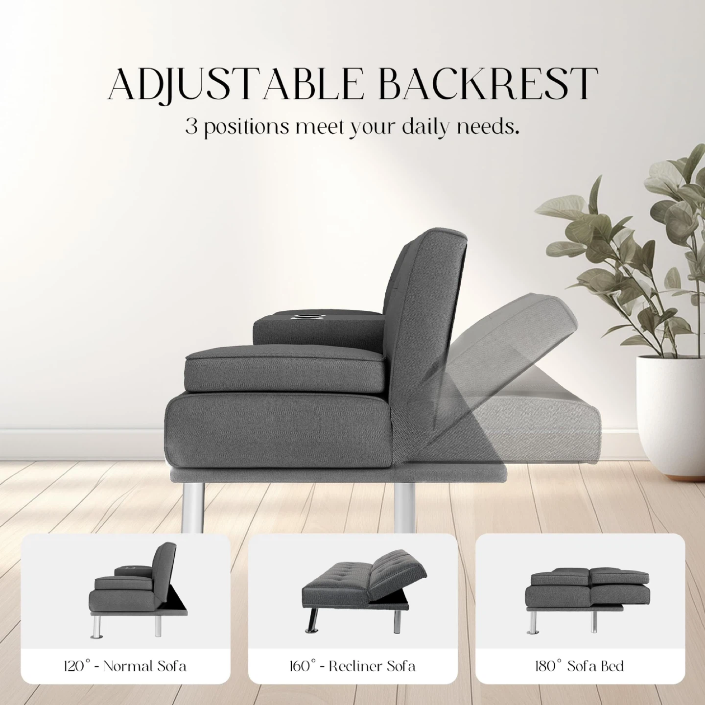 Futon Sofa Bed - photo 2