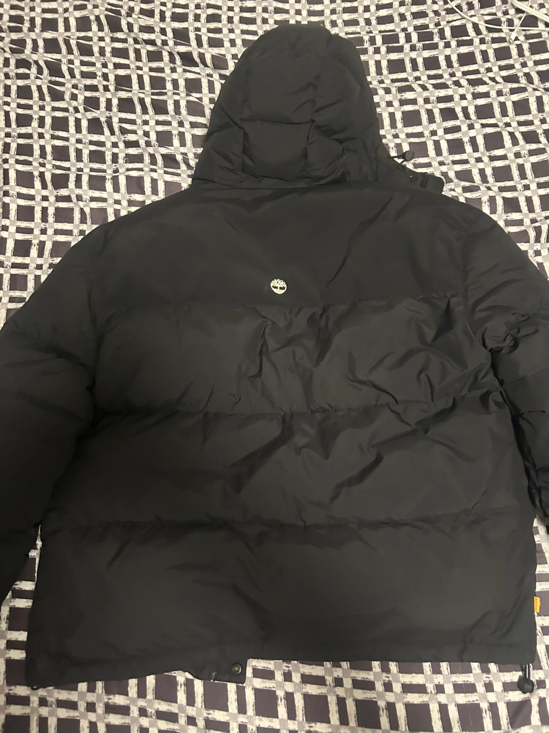 Timberland Black Puffer Jacket with Hood - photo 2