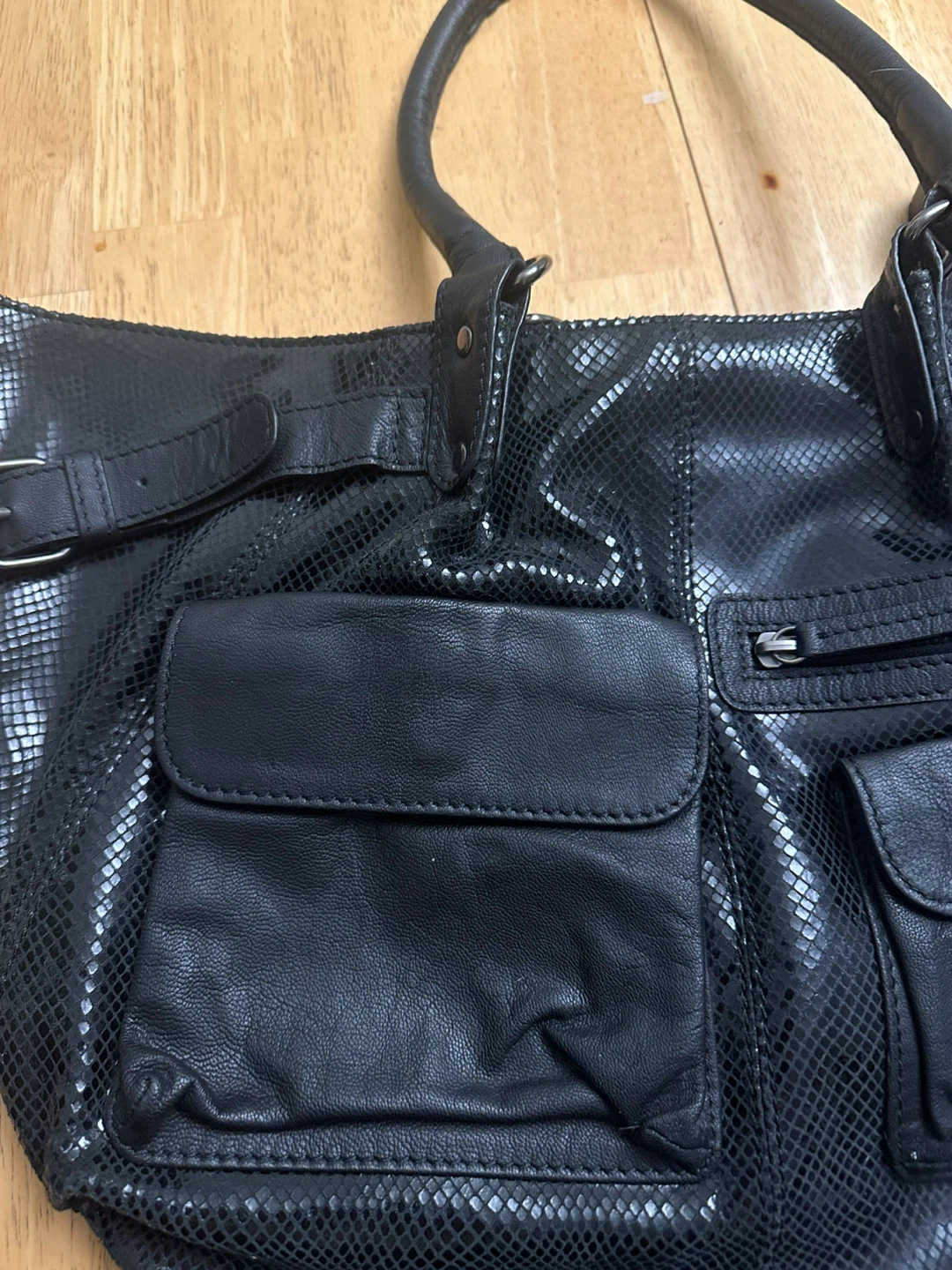 Vintage Faux Snakeskin Purse - photo 3