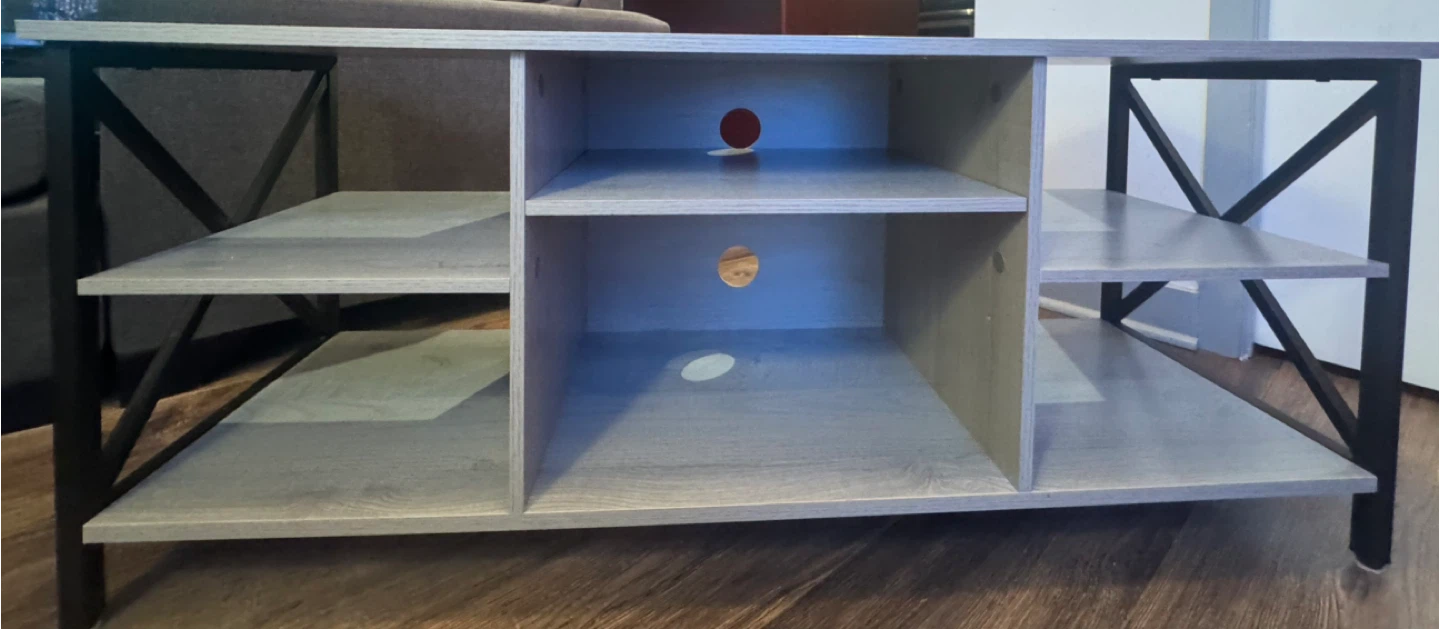 Modern TV Stand with 3 Shelves- BRAND NEW CONDITION