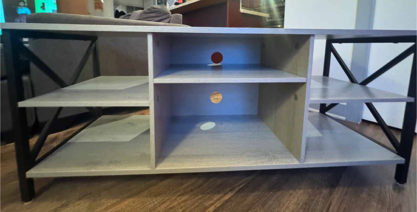 Modern TV Stand with 3 Shelves- BRAND NEW CONDITION - photo 4