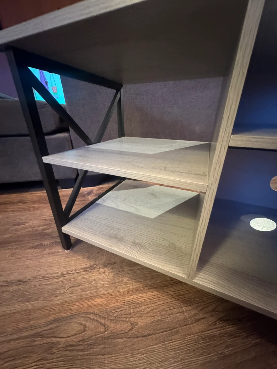 Modern TV Stand with 3 Shelves- BRAND NEW CONDITION - photo 3