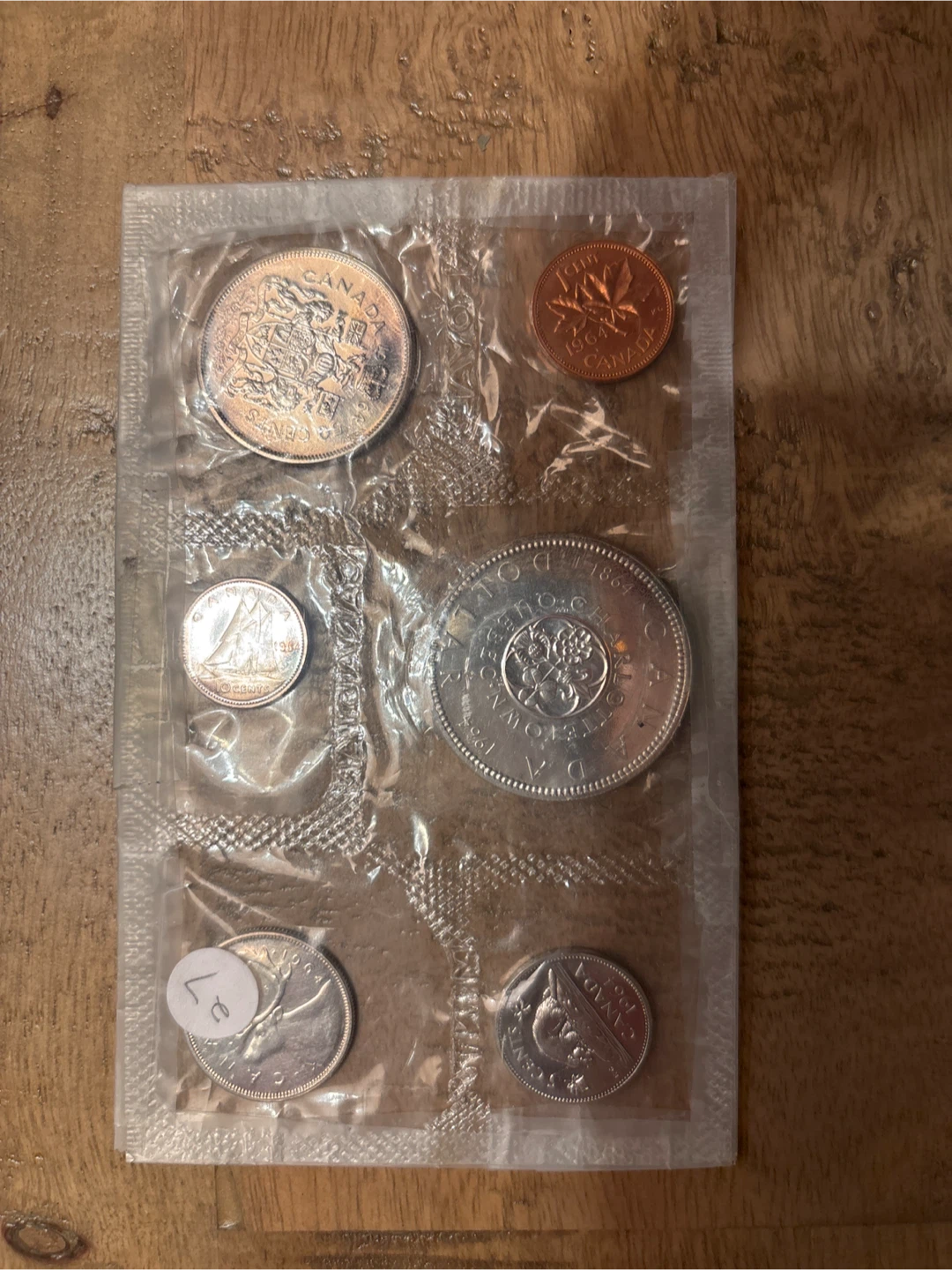 1964 Canadian Proof-Like Coin Set – Charlottetown & Québec