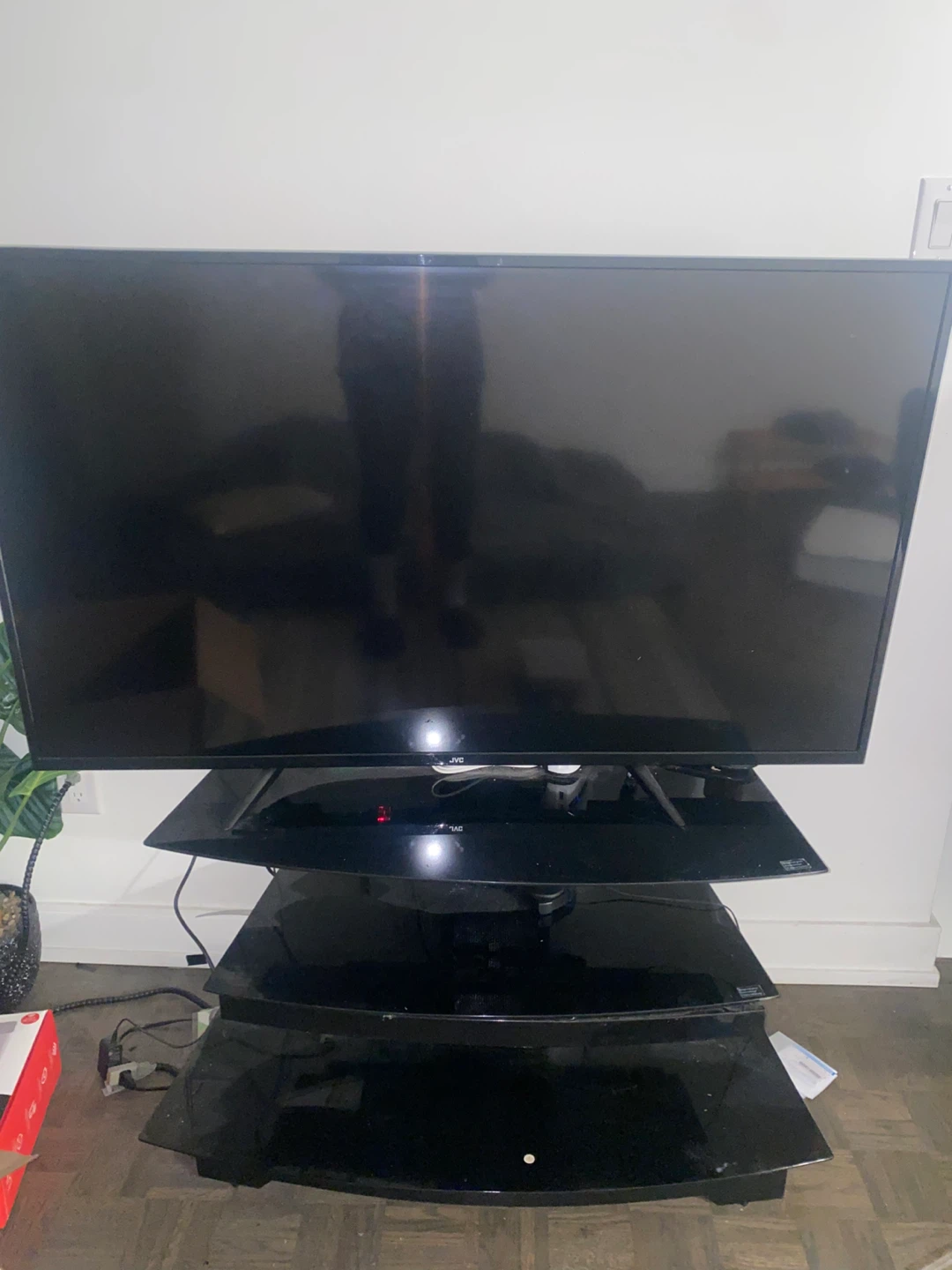 Glass TV Stand