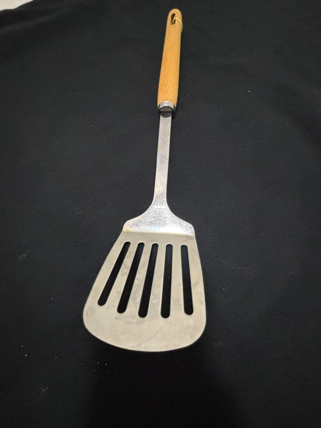 Slotted Spatula with Wooden Handle