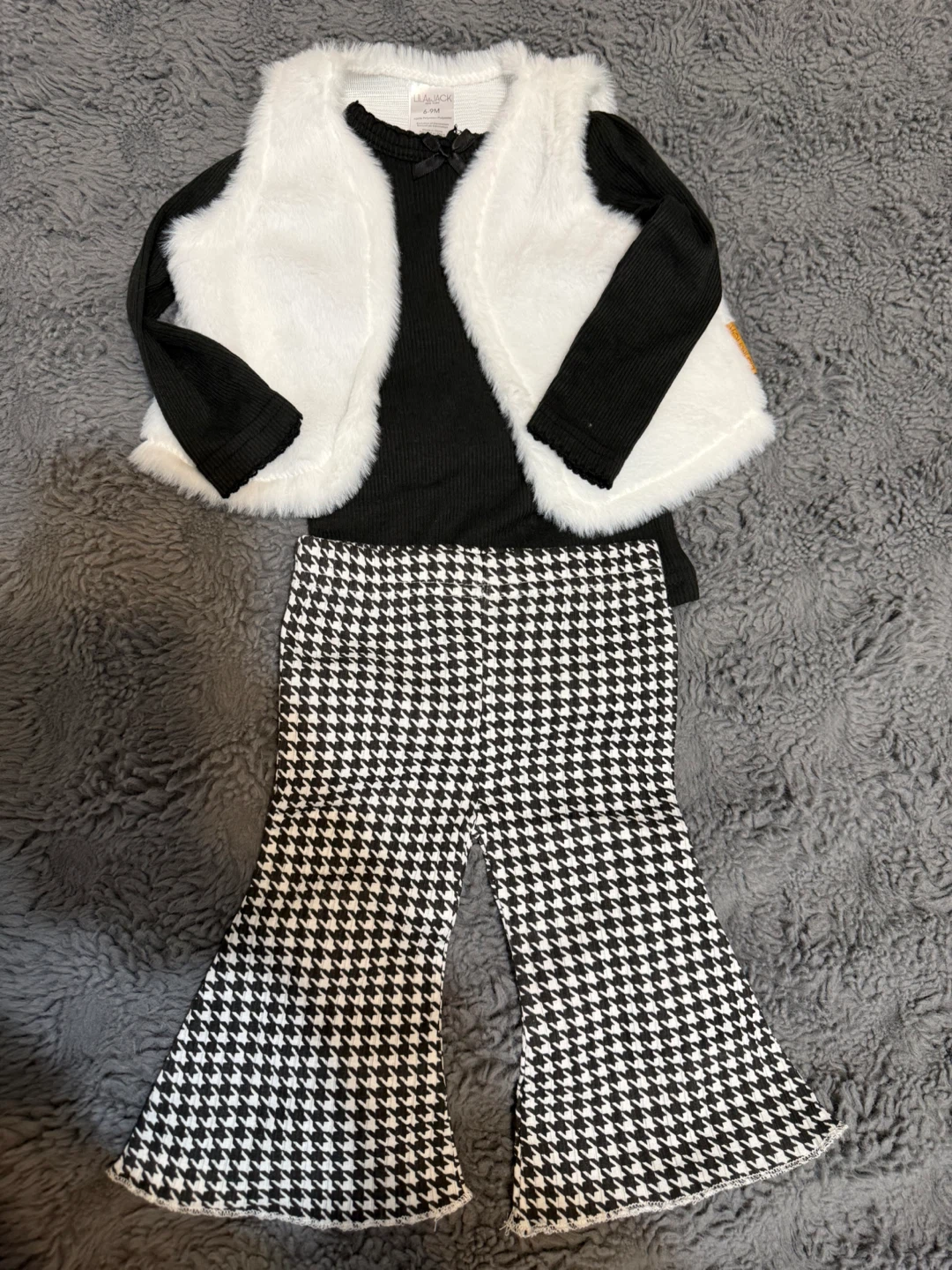 Lila & Jack Baby Girl Outfit 6-9M