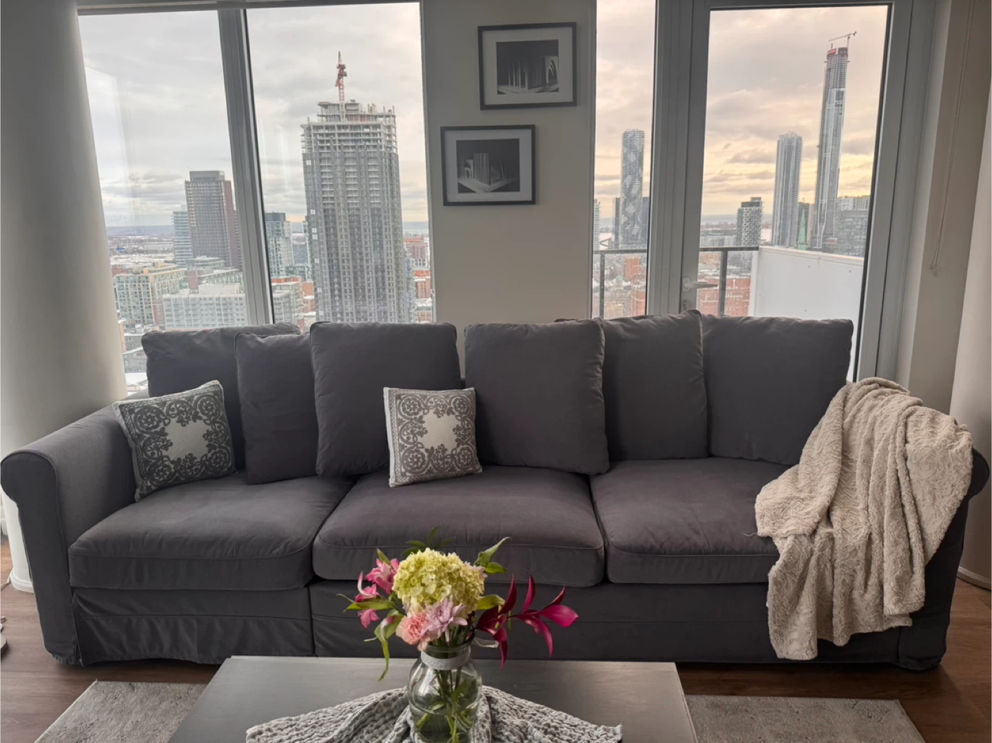 Grey Sofa Bed - photo 2
