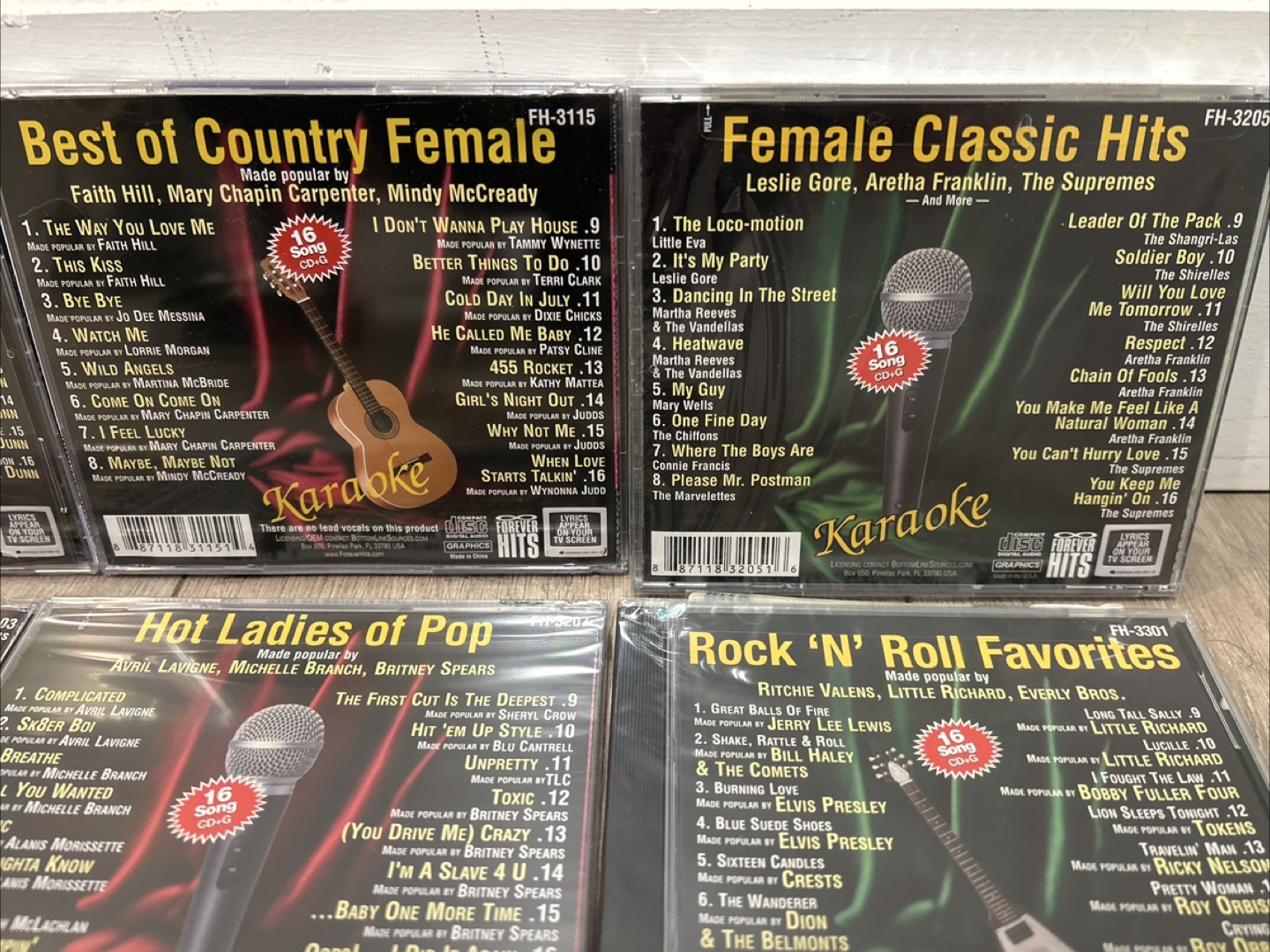 Various Artists Karaoke CD - Ladies of Pop - photo 4