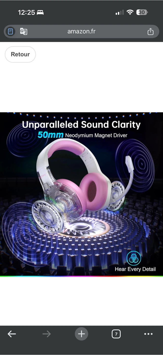 Fachixy FC-100 Wireless Gaming Headset (Bluetooth - photo 3