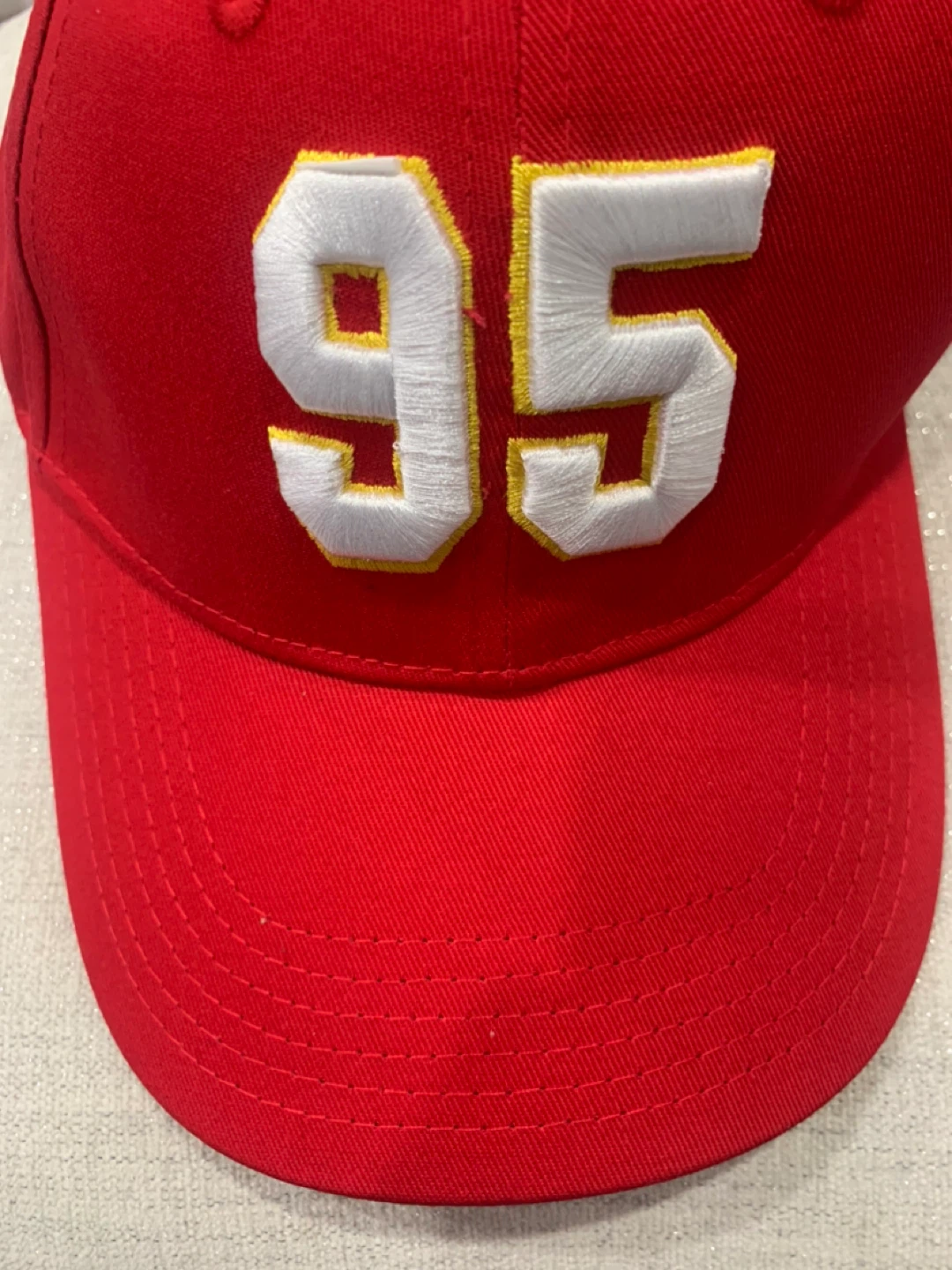 Red '95 Jones Baseball Cap