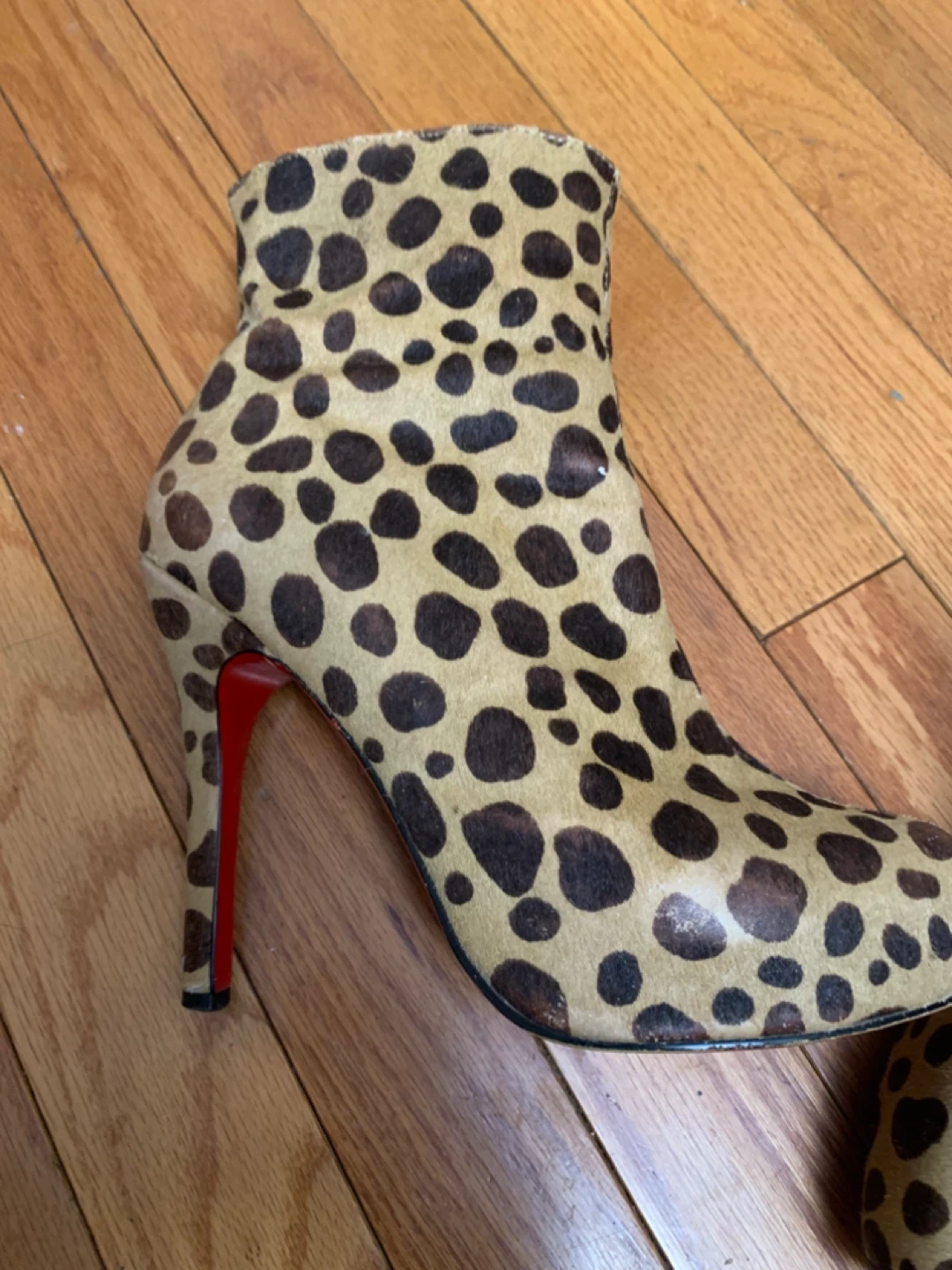 Christian Louboutin Leopard Print Ankle Boots - photo 3
