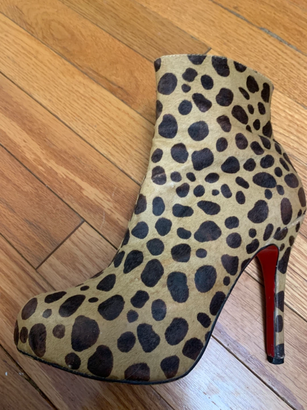 Christian Louboutin Leopard Print Ankle Boots - photo 5
