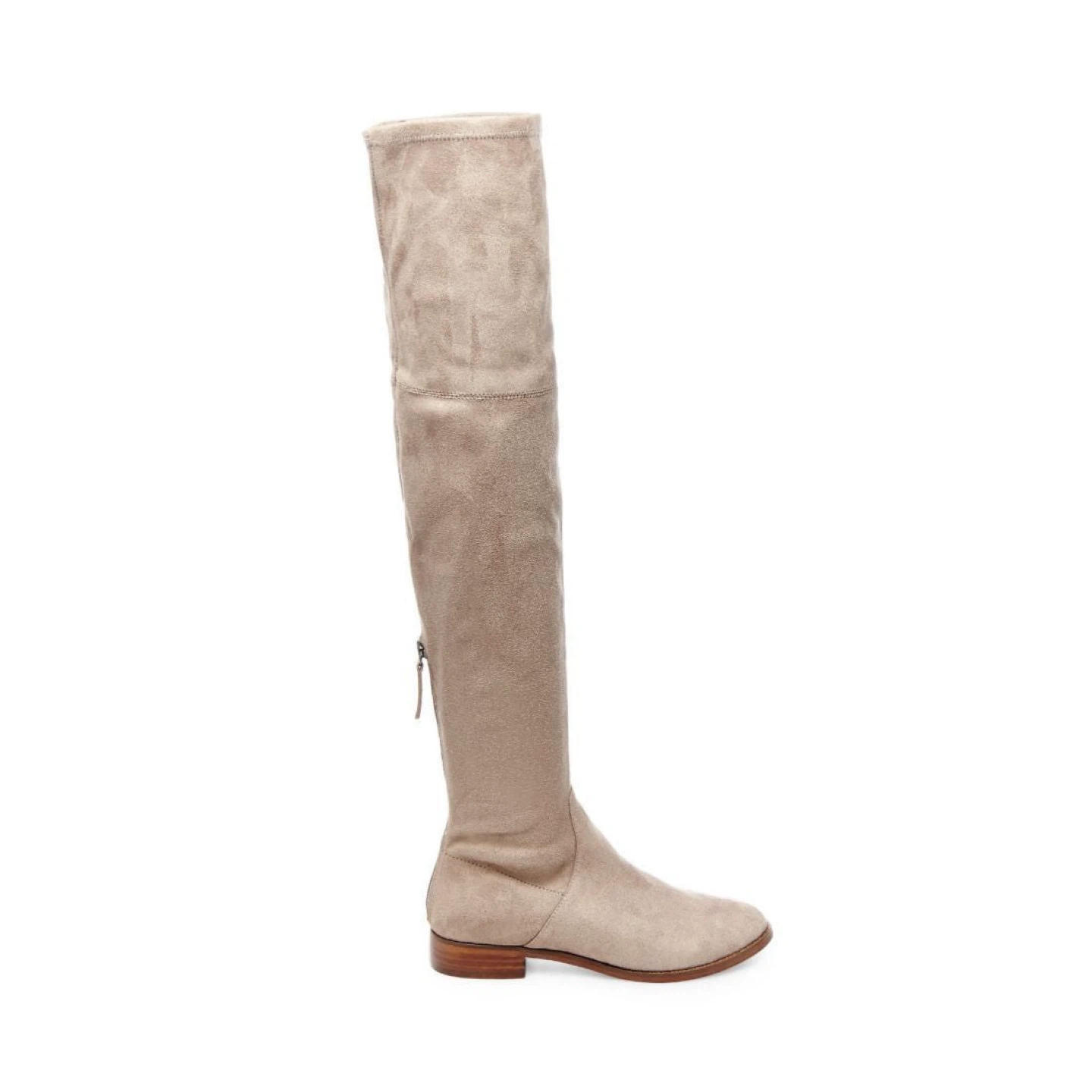 Steve Madden Over-the-Knee Boots - Taupe Suede - Size 7.5