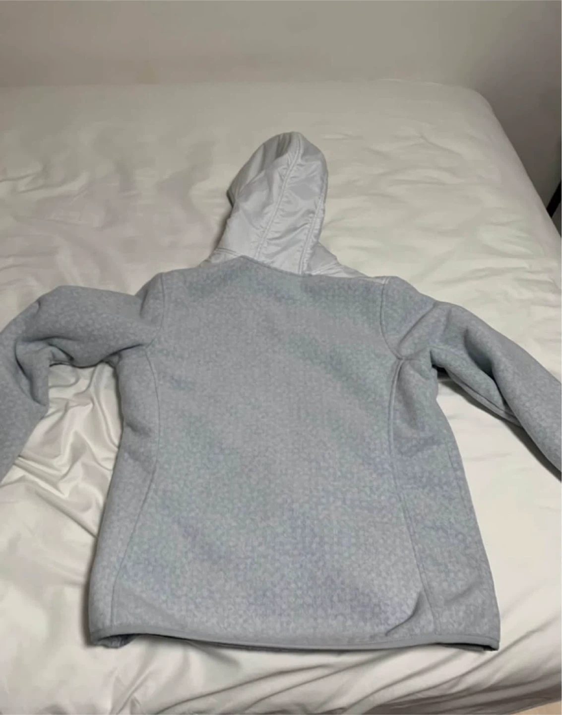Columbia Fleece Hoodie Jacket - Light Grey - Size M - photo 4