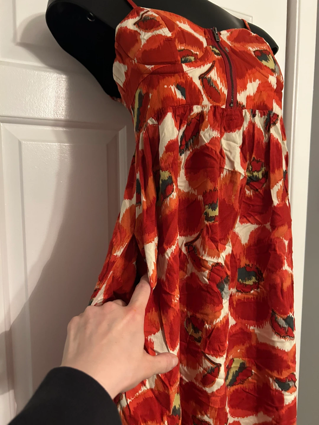 Elle Poppy Patterned Maxi Dress - Size XS - photo 4