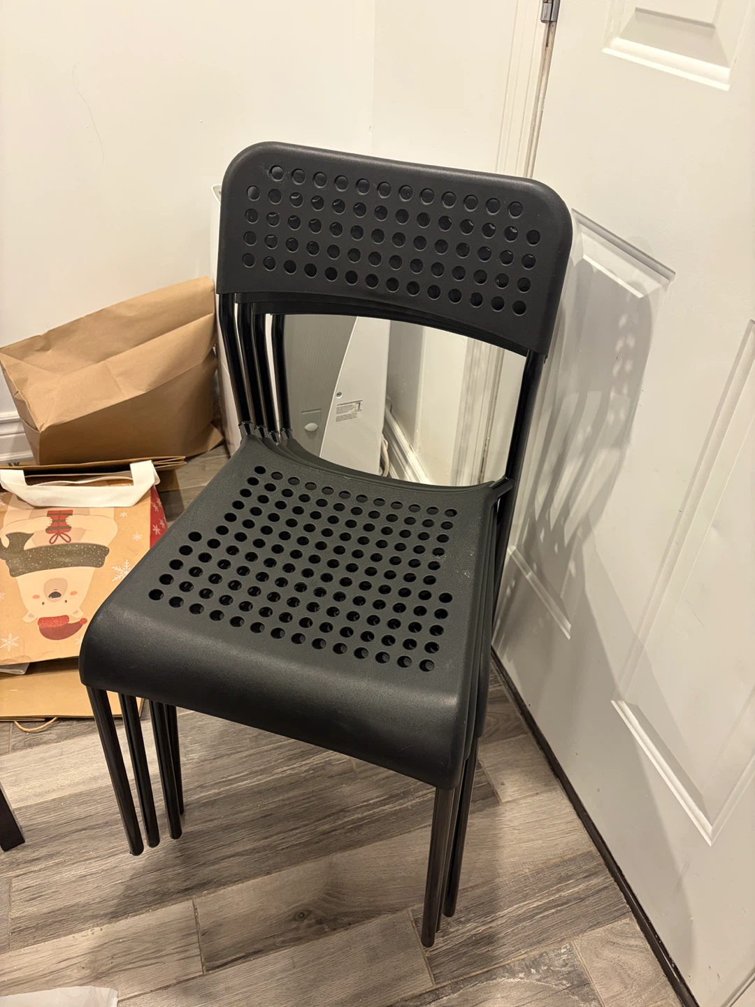 $15 for 4 Stackable Chairs