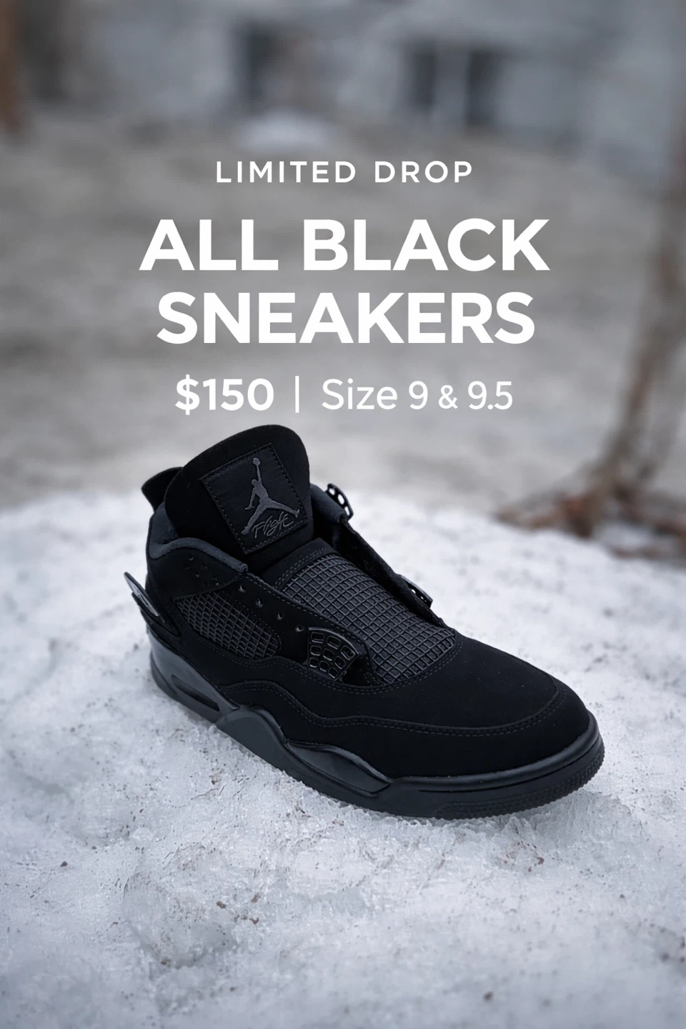 Air Jordan 4 "Black Cat" Sneakers