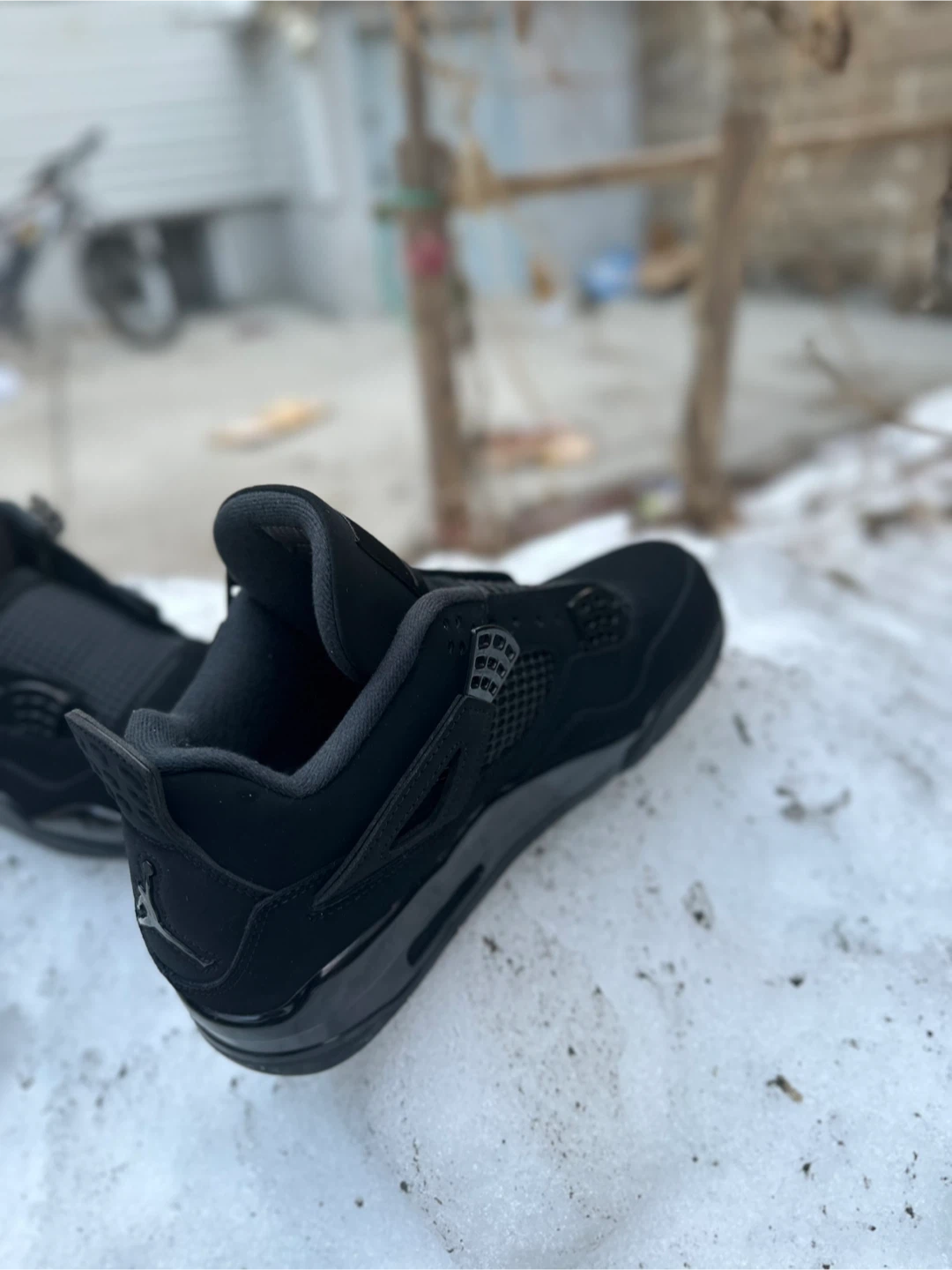 Air Jordan 4 "Black Cat" Sneakers - photo 3