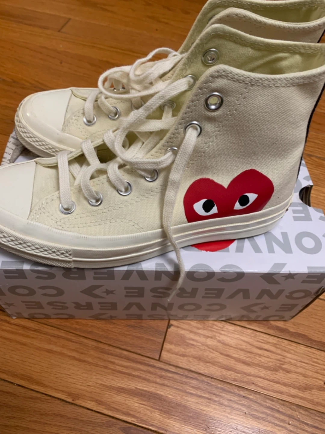 Comme des Garçons x Converse Chuck 70 High Top Milk/White/Red