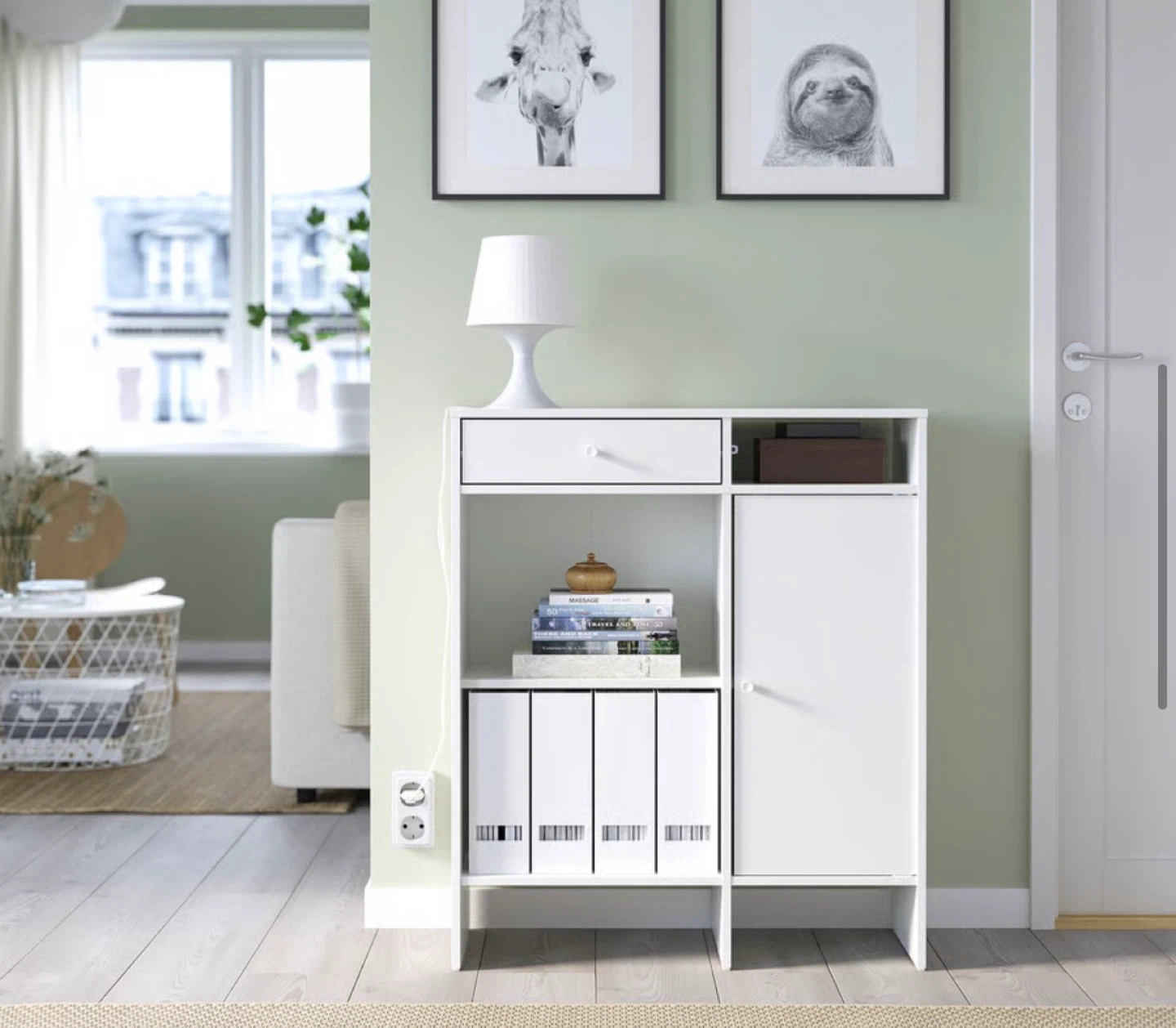 IKEA BAGGEBO Sideboard, White - photo 4