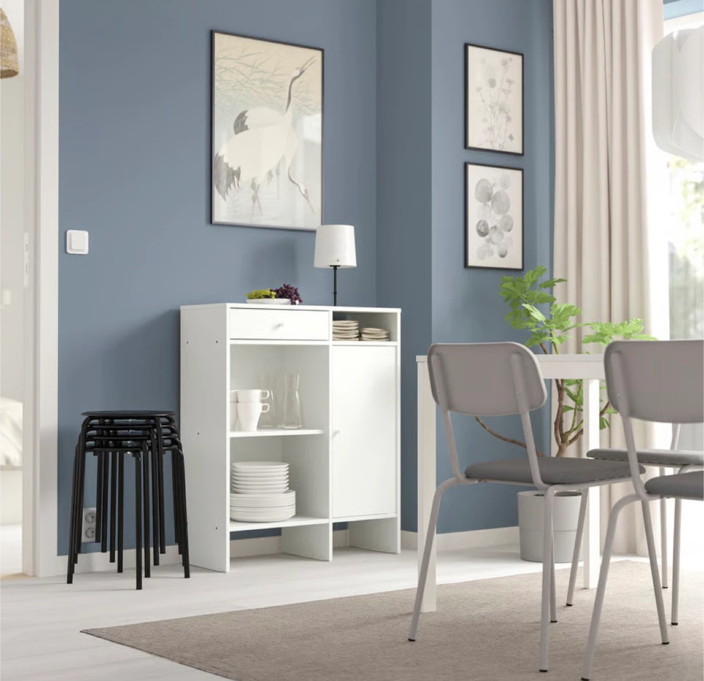 IKEA BAGGEBO Sideboard, White - photo 3