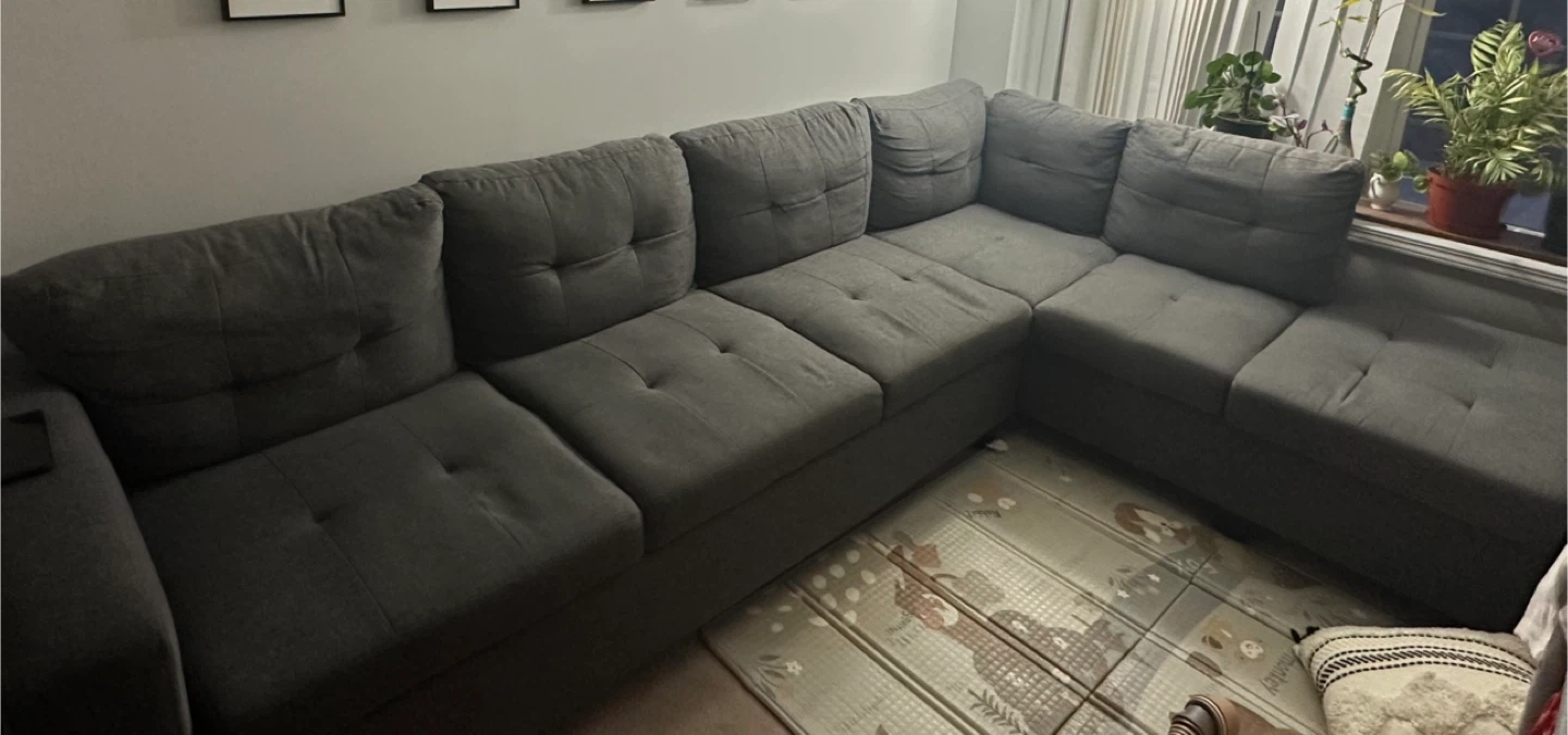 Grey Sectional Sofa - photo 2
