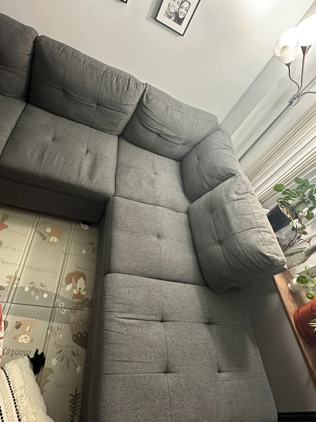 Grey Sectional Sofa - photo 3