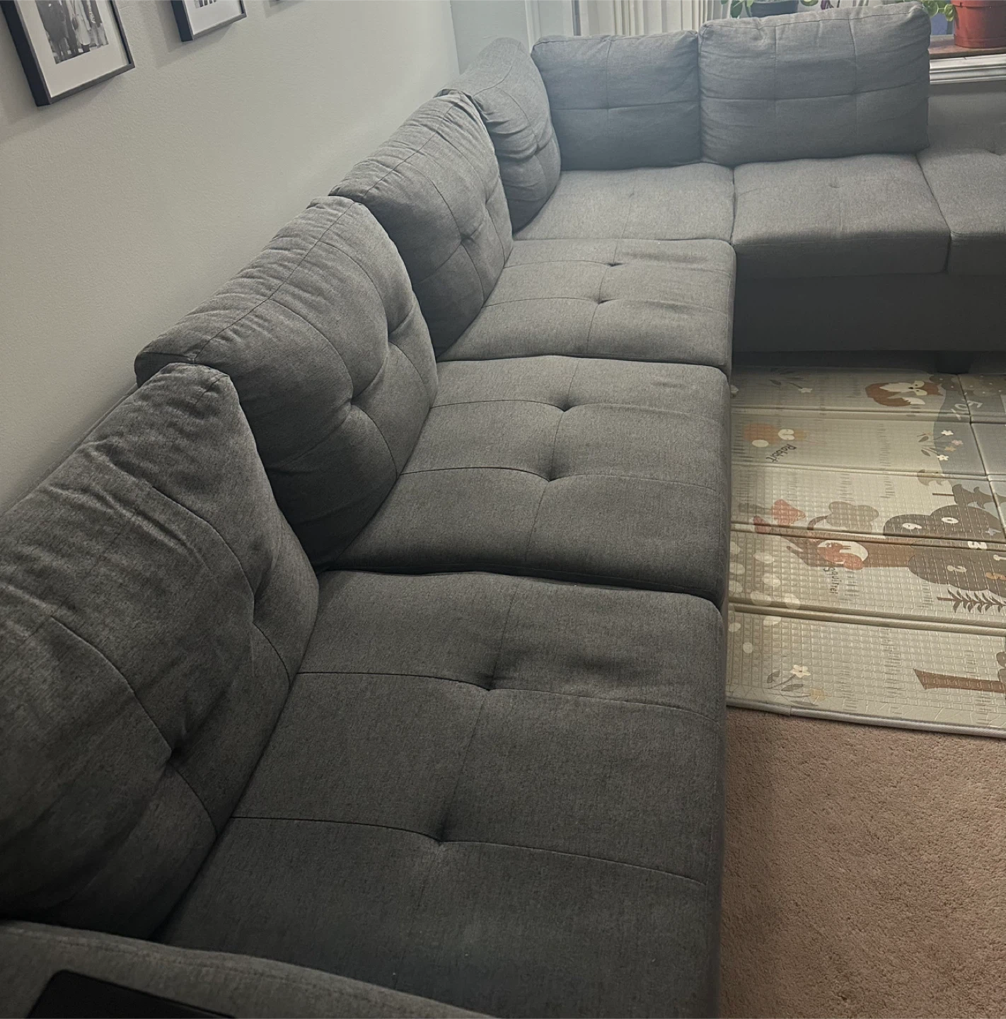 Grey Sectional Sofa - photo 4