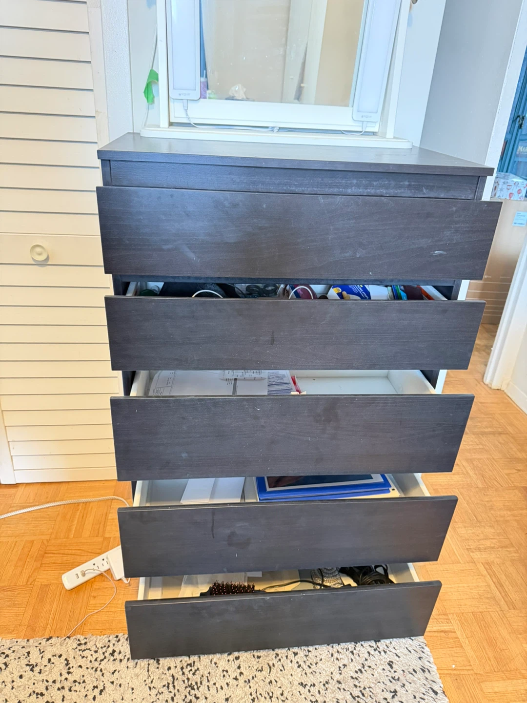 Dark Wood IKEA Chest/ Dresser - photo 5
