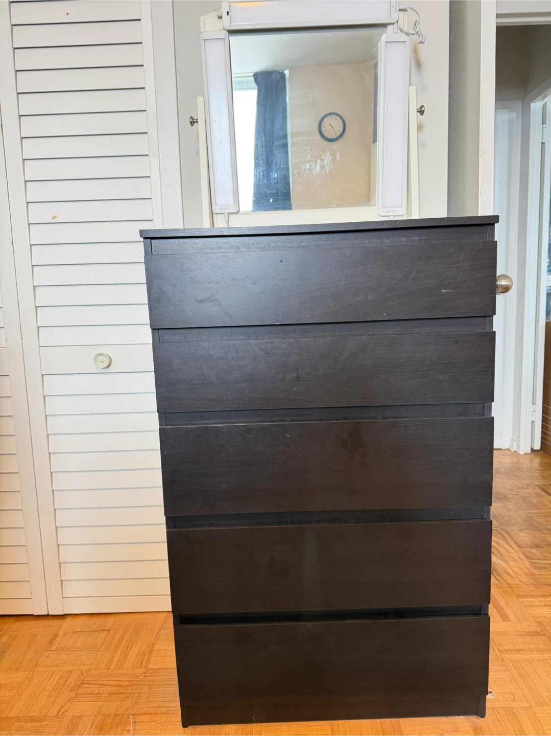 Dark Wood IKEA Chest/ Dresser