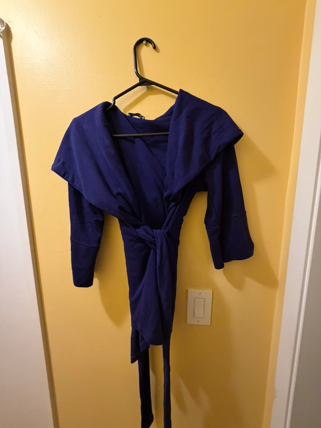 Xtaren Women's Navy Blue Hooded Cardigan - photo 3