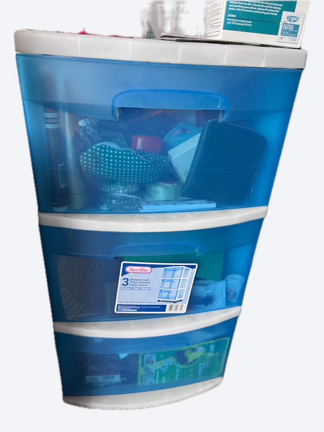 Plastic 3 Drawer Storage