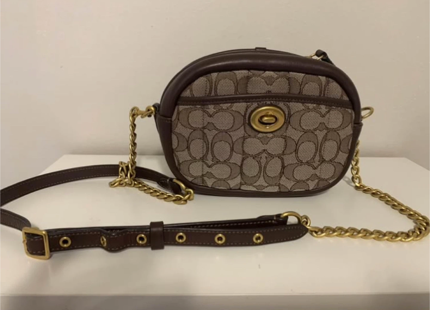 Coach Canvas & Leather Crossbody Bag - photo 2