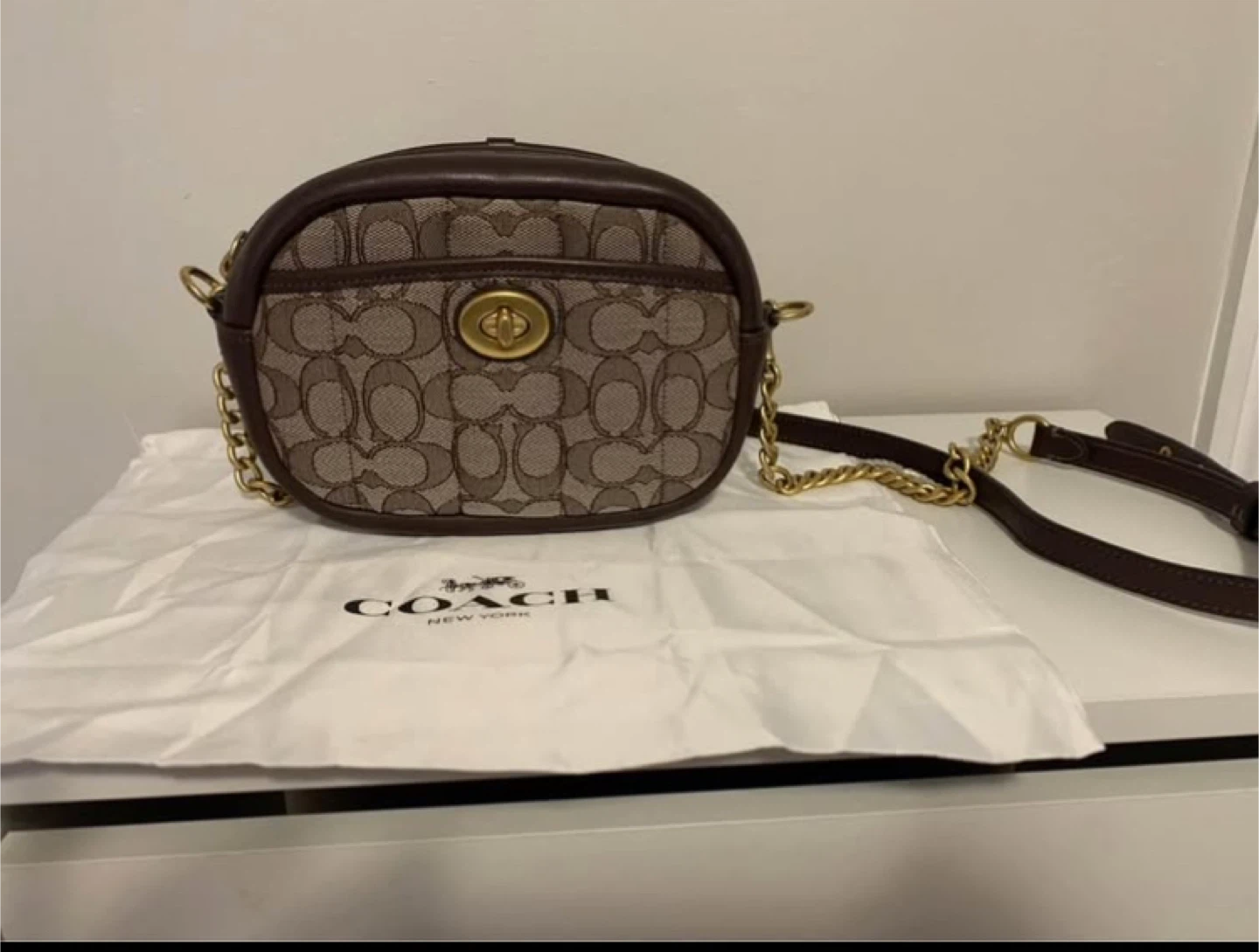 Coach Canvas & Leather Crossbody Bag - photo 3