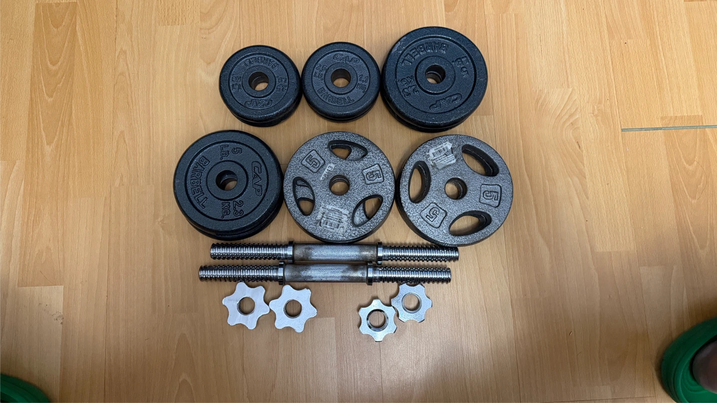 Hex Dumbbells and adjustable plate dumbbells - photo 2