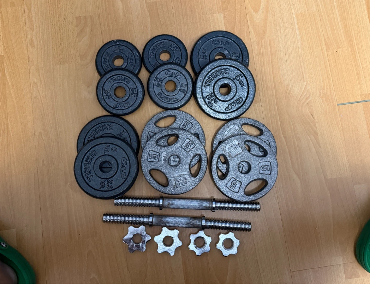 Hex Dumbbells and adjustable plate dumbbells - photo 3