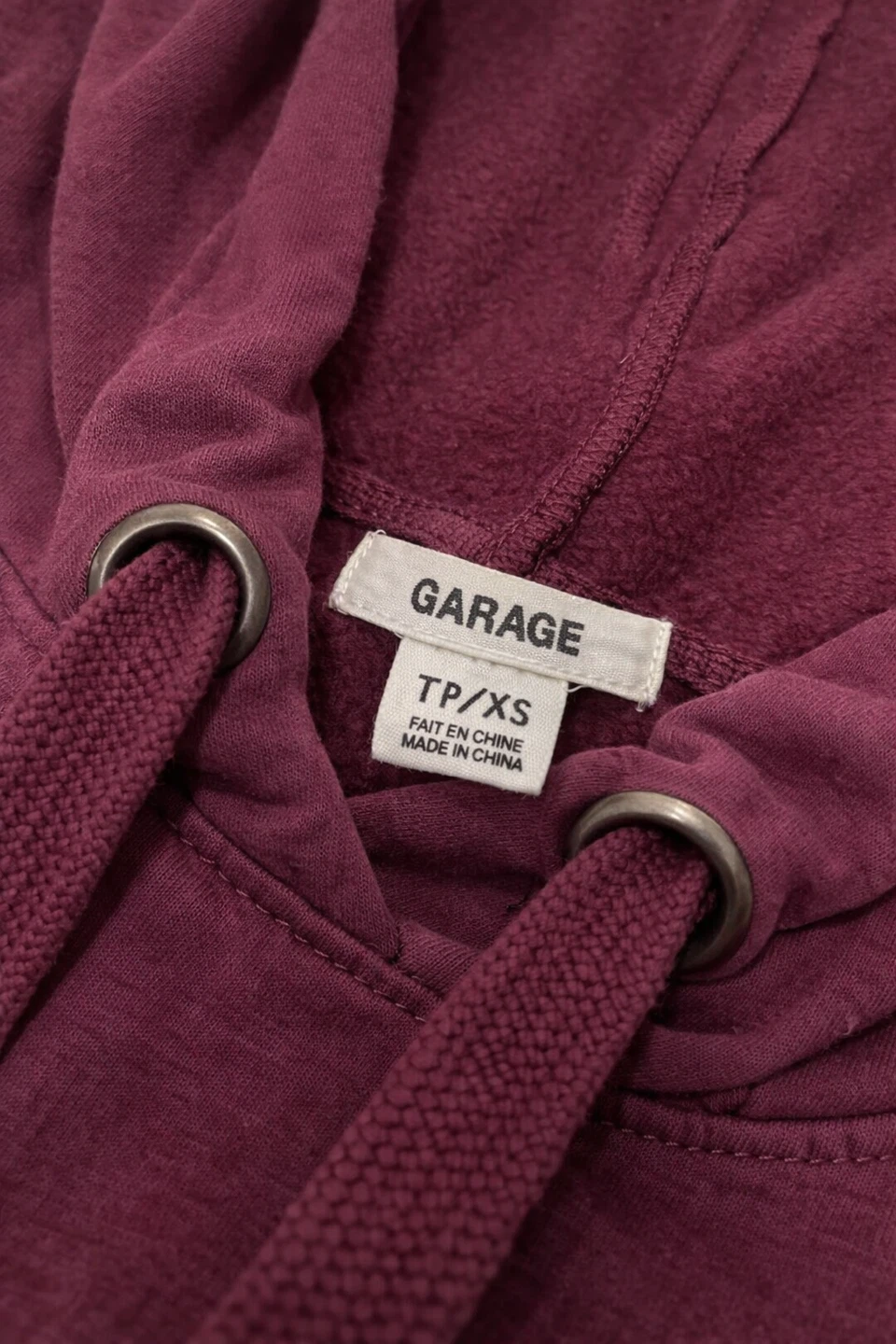 Garage Burgundy Hoodie TP/XS - photo 2