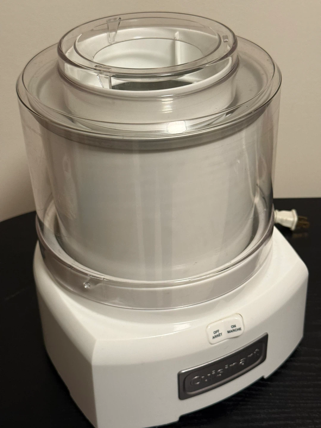Cuisinart White Ice Cream Maker
