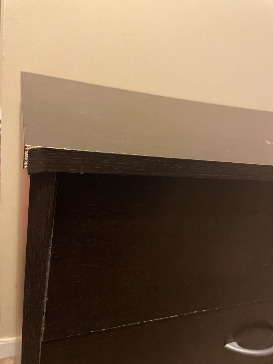 Dark Brown 4-Drawer Dresser - photo 3