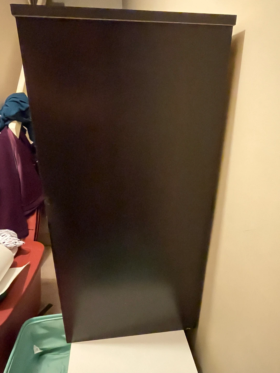 Dark Brown 4-Drawer Dresser - photo 2