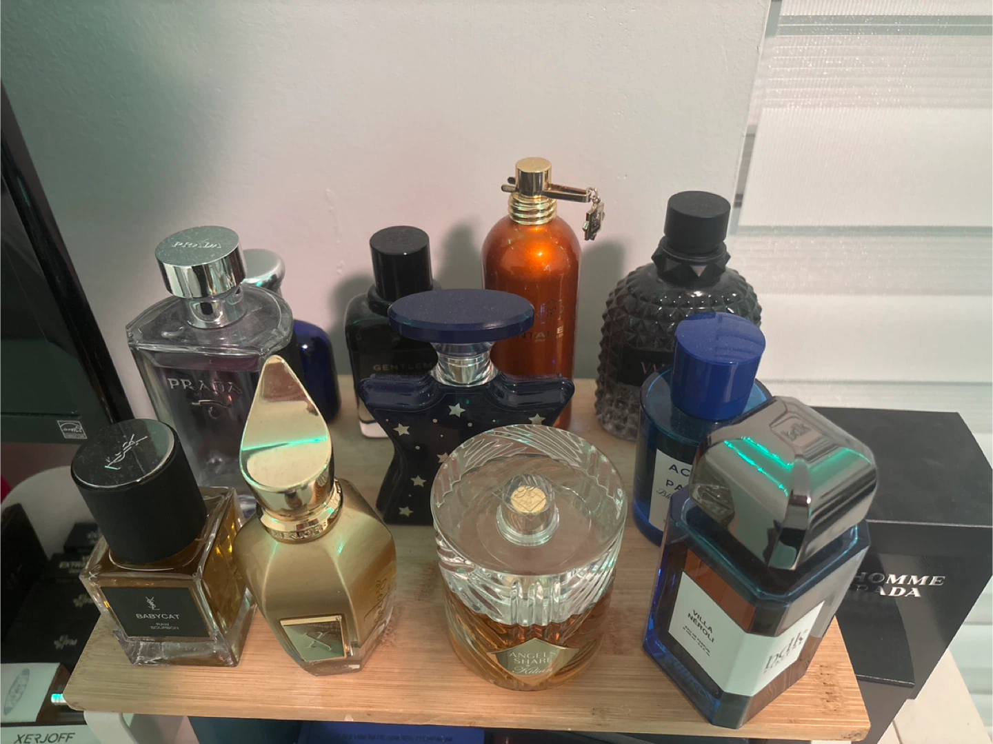 Assorted niche and designer perfumes