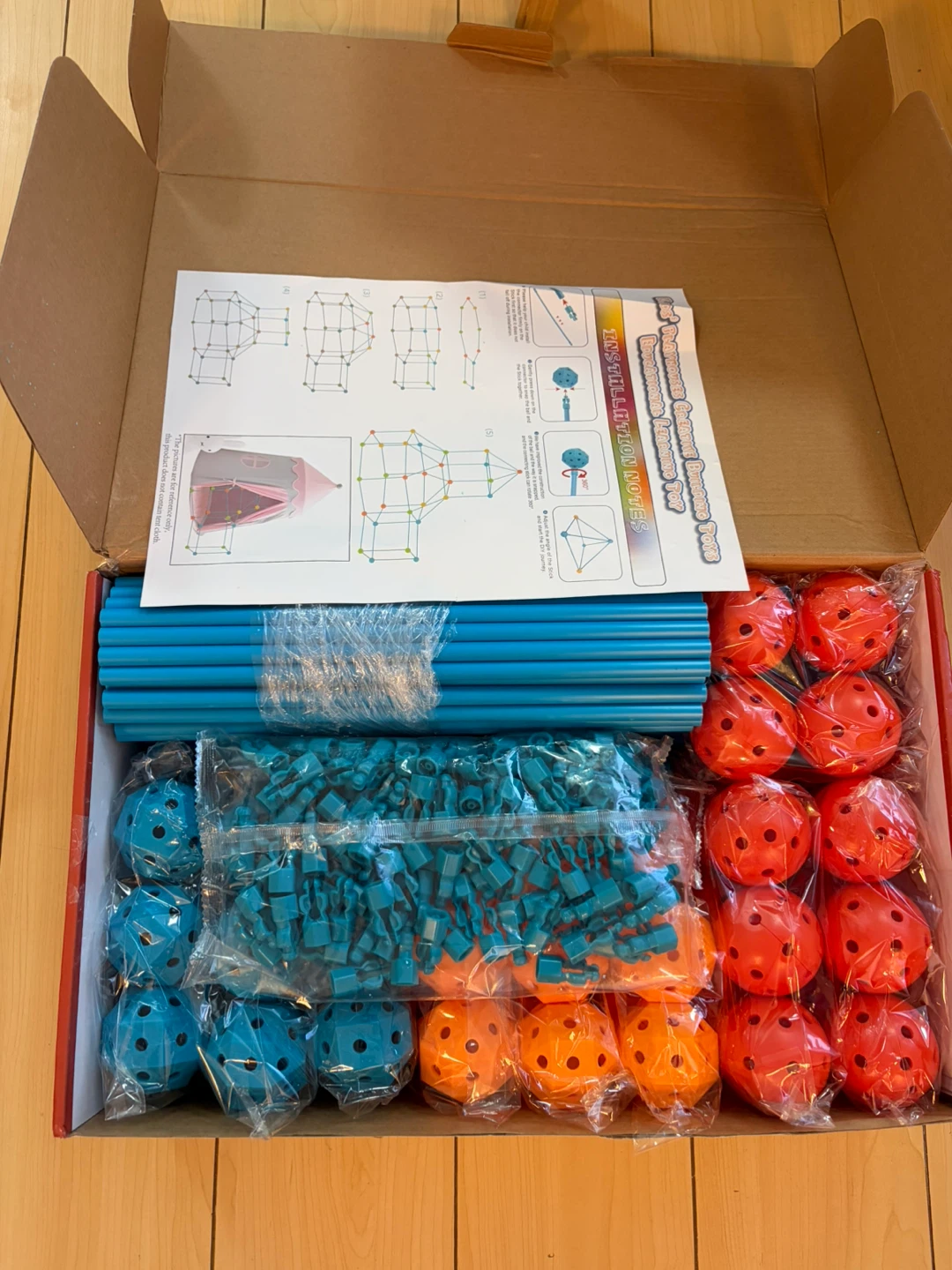 Creative Fort Building Kit for Kids - 146 Pieces - photo 3