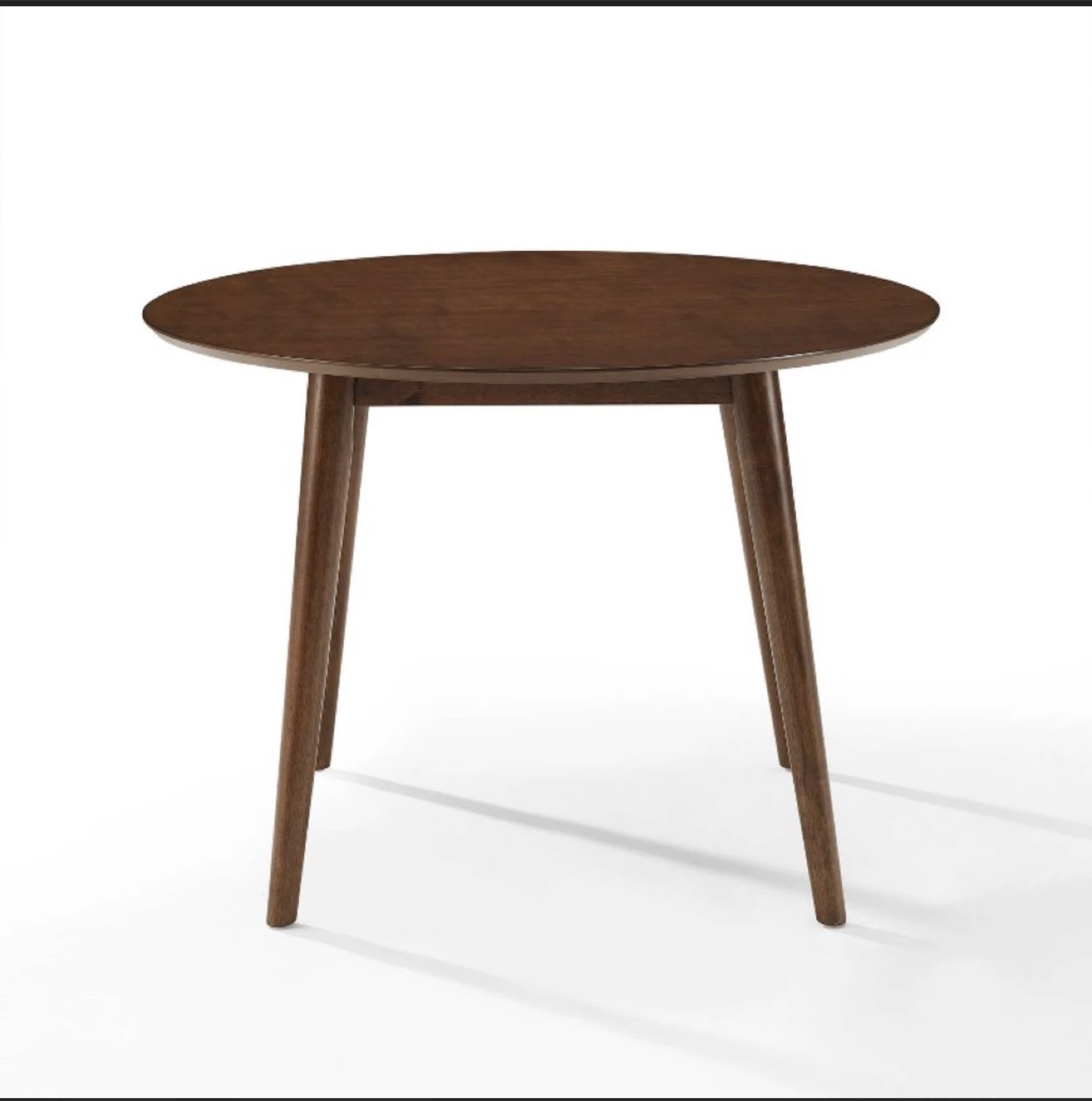Crosley Landon Round Dining Table & 4 Baxton Chairs Set - photo 4