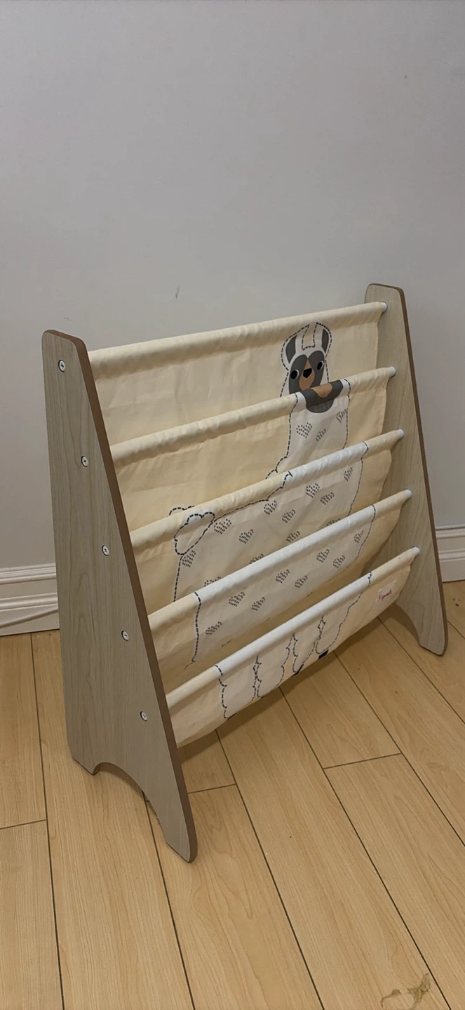 3 Sprouts Llama Book Organizer
