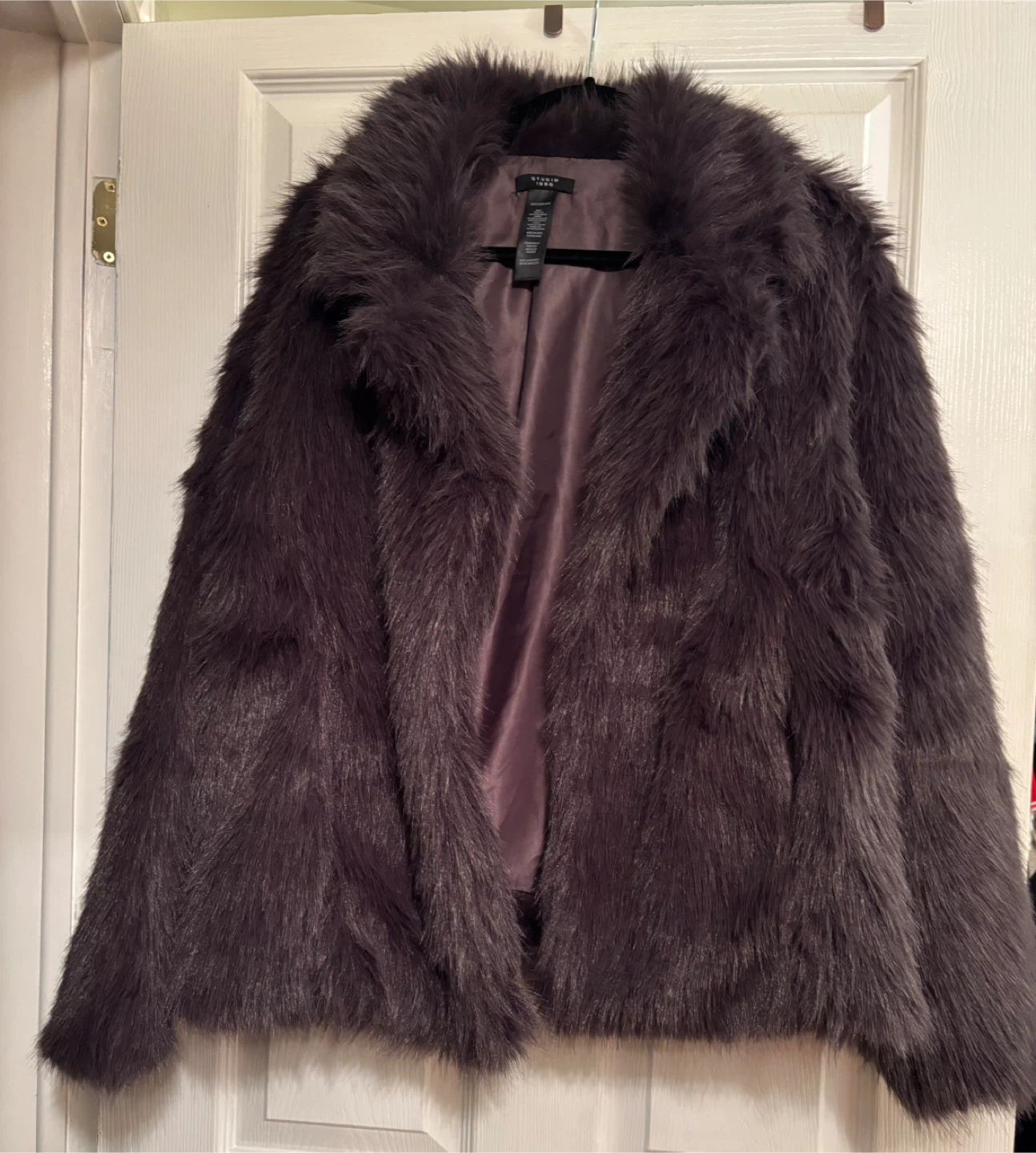 STUDIO 1886 Faux Fur Coat Size 2X