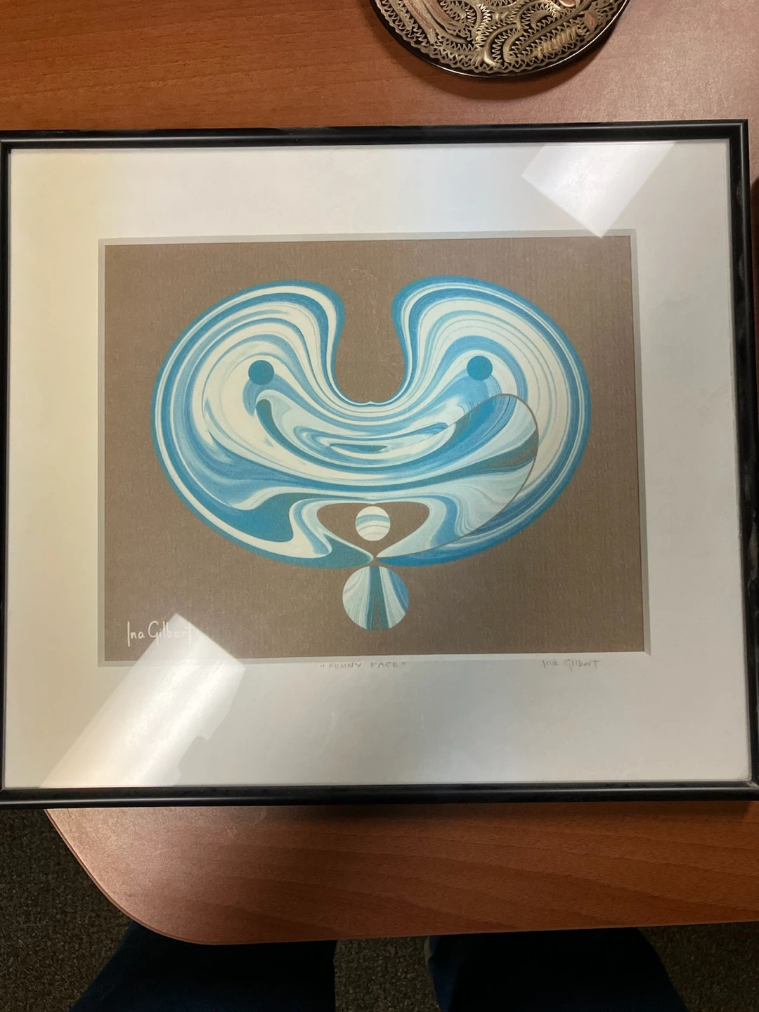 Ina Gilbert "Funny Face" Original Print