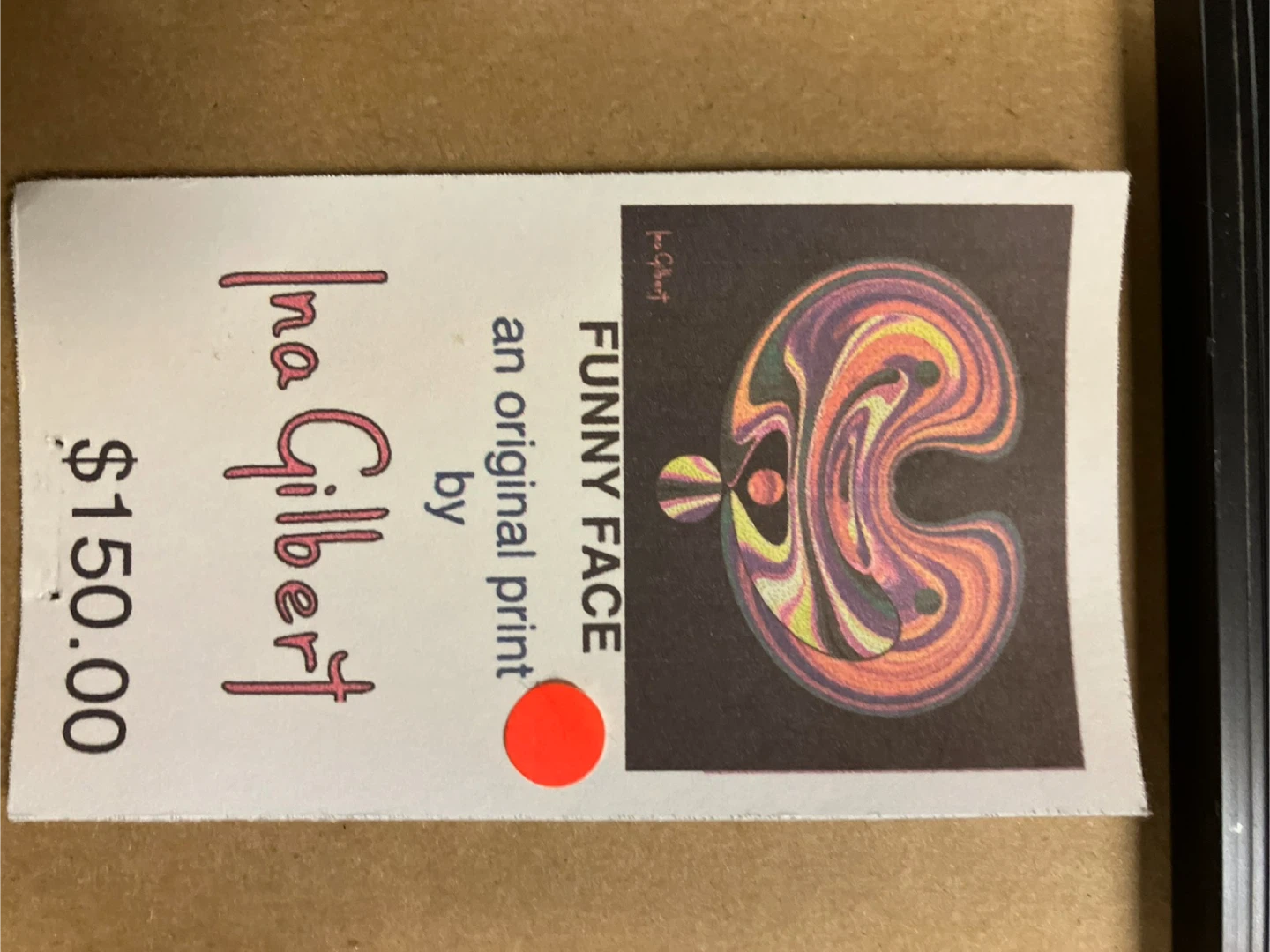 Ina Gilbert "Funny Face" Original Print - photo 4