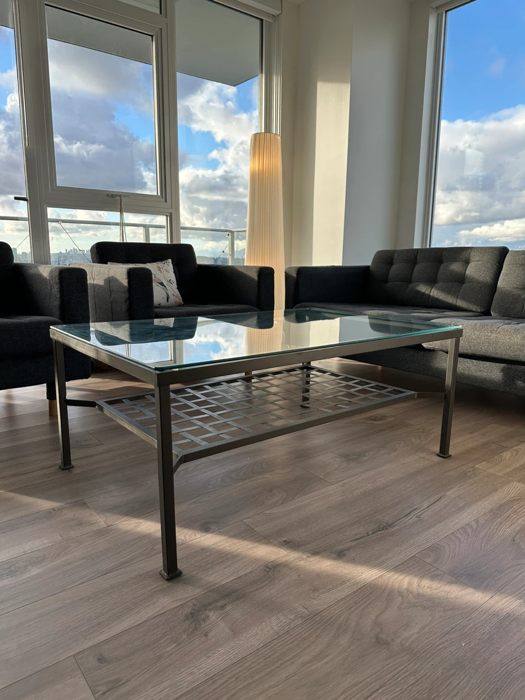 Glass coffee table - photo 3